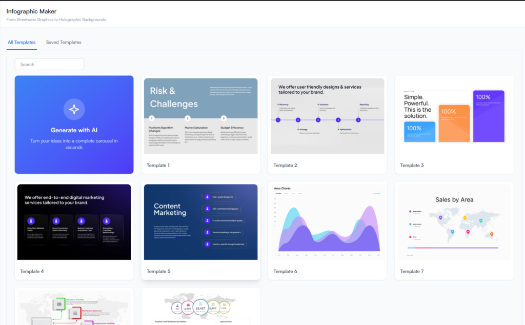 Infographic Maker Page